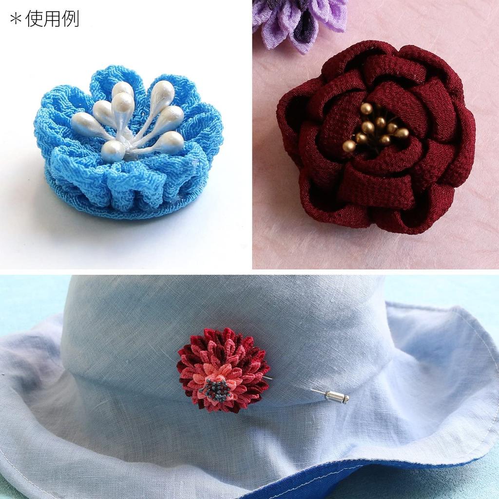 Nippon Chuko Tsumami Zaiku Flower Oxidized Pack of for Japanese Tsumami Zaiku Centers, Pep, Gold, Approx. 4.5cm Long, 144, S54-8, Crafts,