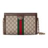 Ophidia GG Monogram Iconic Web Stripe Medium Shoulder Bag Women Shoulder Bag Beige Dark-Brown Light-Gold 837428-FAE0J-9867