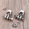 2Pcs Drum Clamp Connector Metal Clamp Drum Expansion Clip Drum Set Pipe Clamp Hardware Percussion Instrument Parts