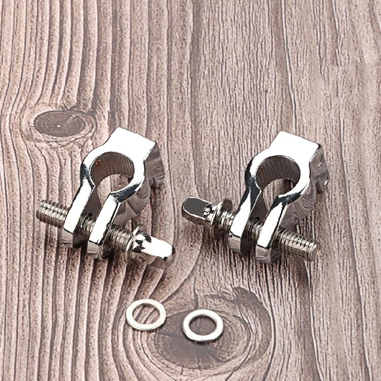 2Pcs Drum Clamp Connector Metal Clamp Drum Expansion Clip Drum Set Pipe Clamp Hardware Percussion Instrument Parts