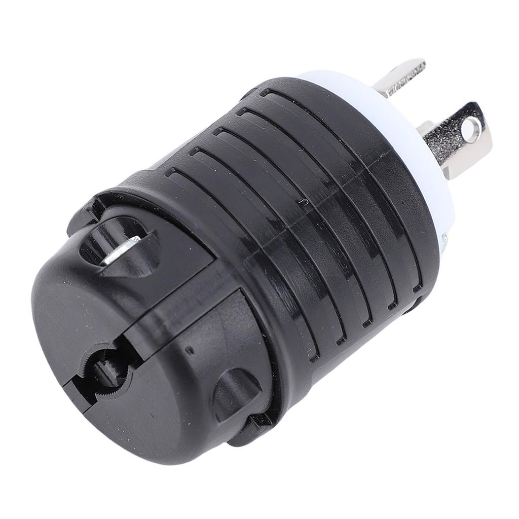 Generator Locking Adapter Plug 15A for NEMA L5 15P Locking Plug For RV Campground Generator Power Socket