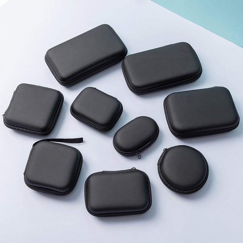 Multifunctional USB Cable & Earphone Storage Bag with Zipper