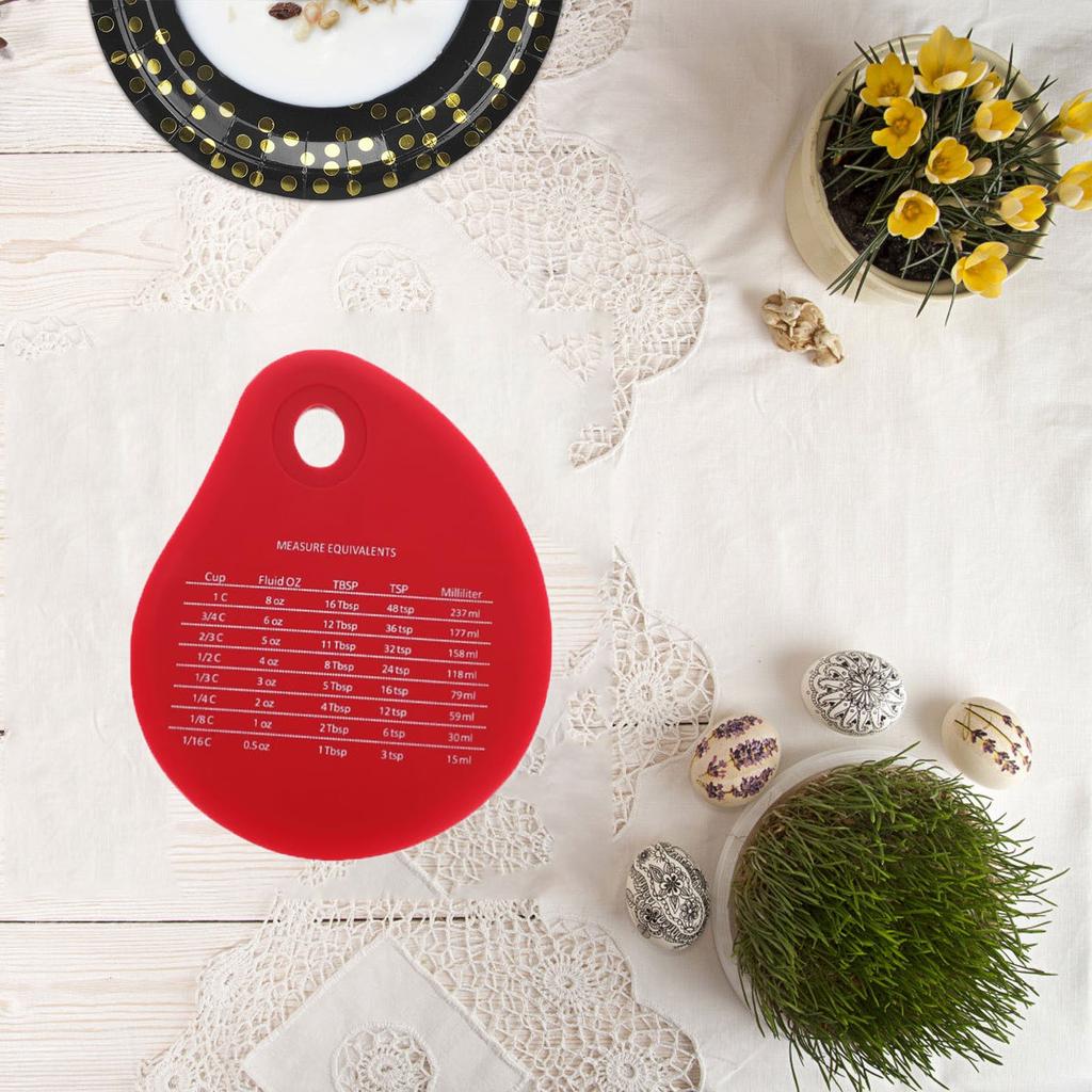 Silikon Schaber Brotschneidebrett Backen Multifunktionaler Schaber Hochtemperaturbeständig Skala Mehlschaber Schneidemesser