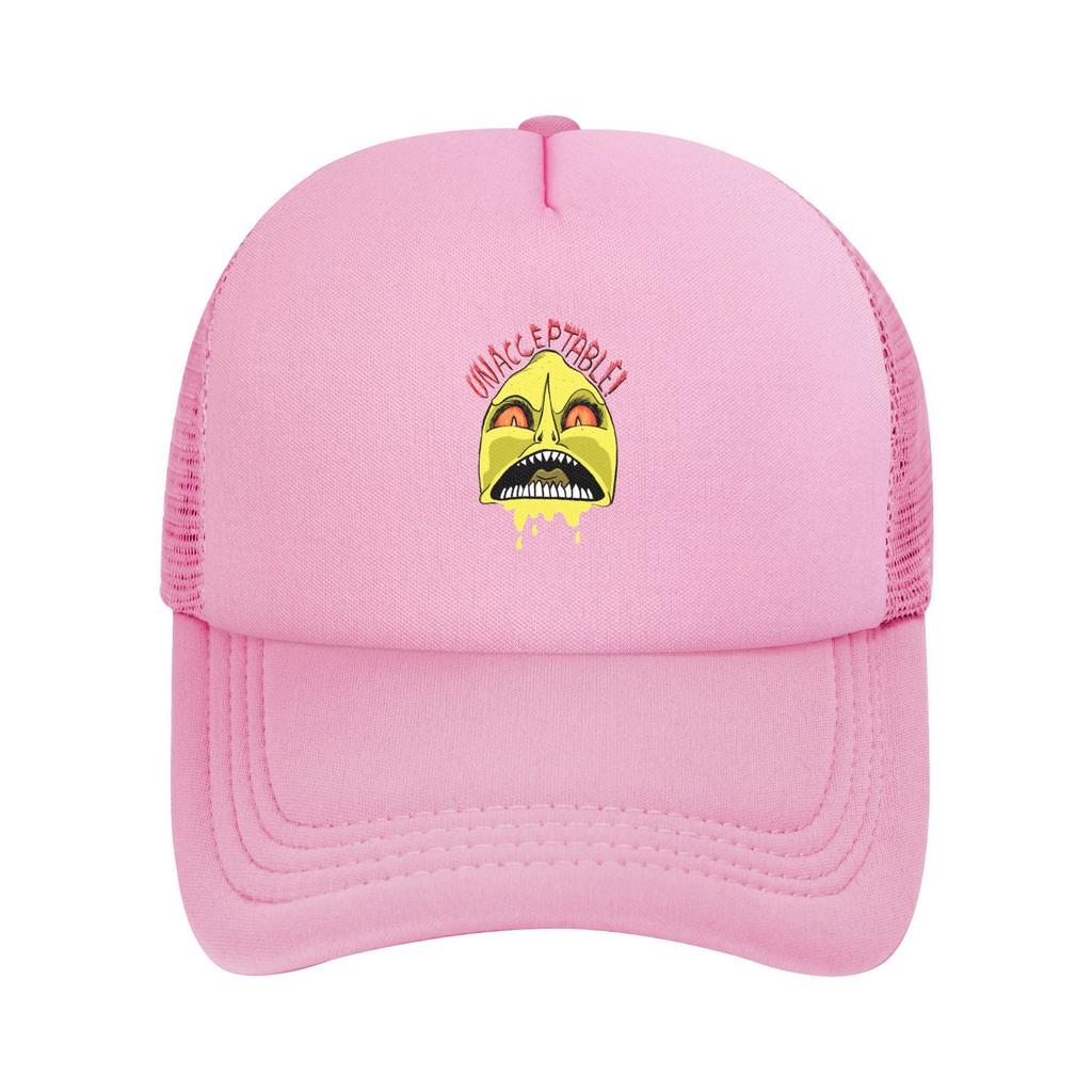 Unacceptable Scary Lemongrab  Trucker Cap Adult Hats Trucker Worker Cap Sun Hats Breathable Snapback Caps Mesh Baseball Cap