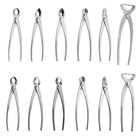 Bonsaiverktøy i rustfritt stål Konkav kutter Kvistkutter Avbiter Jin-tang Trekløyver Bonsaisaks Kraftig hagearbeid Beskjæringspleieverktøy