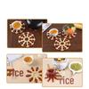 Bamboo Insulation Pad Set: 3-Piece High-Temperature Resistant Table Mats for Casseroles