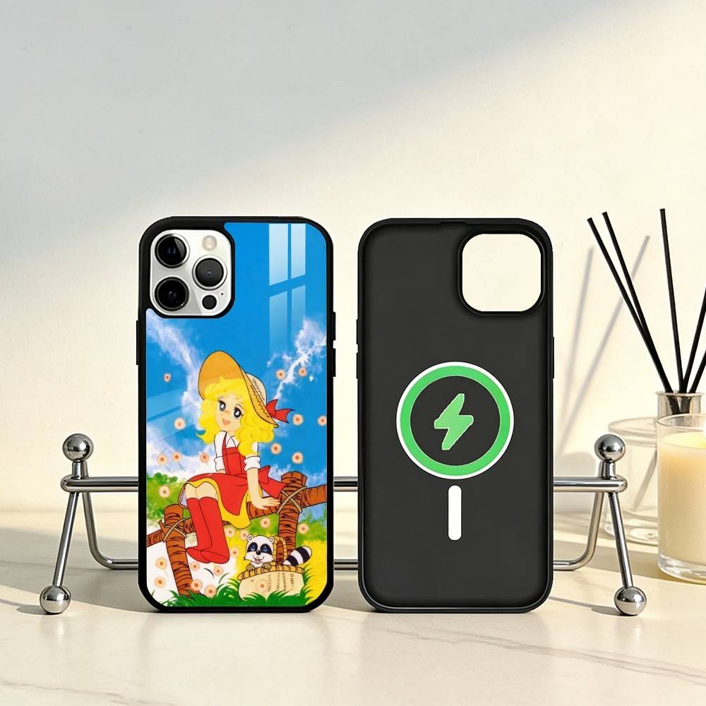Anime Candy Candy Phone Case For iPhone17,16,15,14,13,12,11 Plus,Pro Max Magnetic For Magsafe Wireless Charging
