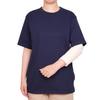 [KIRARERU] Short-sleeved T-shirt [For Left-side Fracture] (Unisex) (Navy, L)