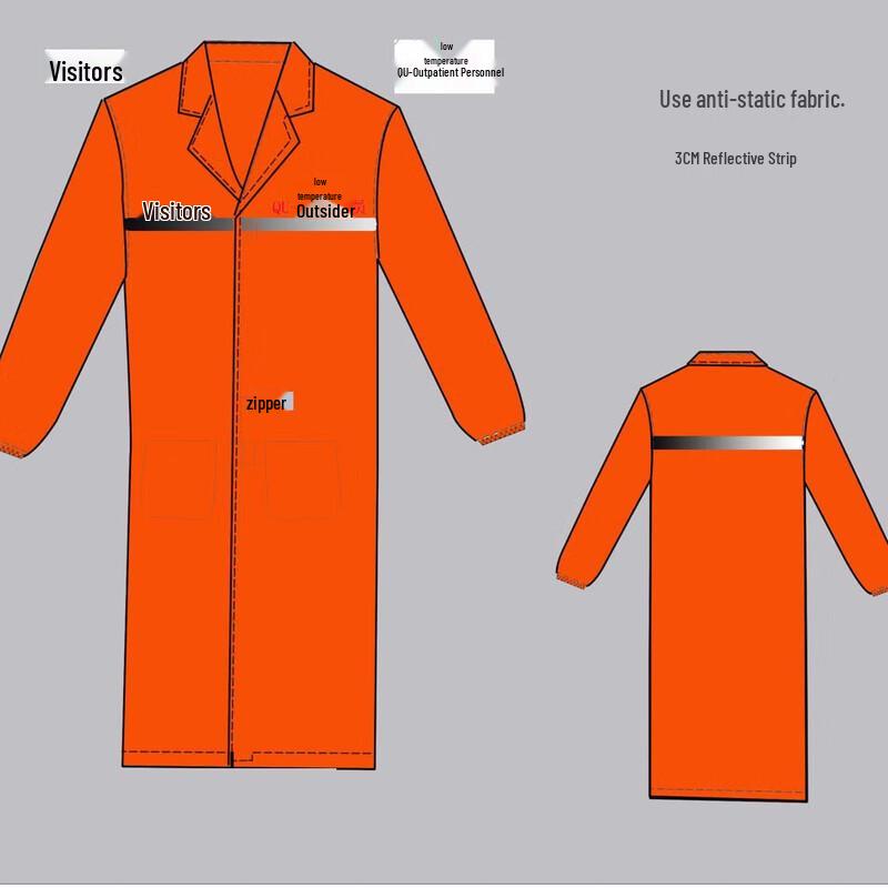 Jin Bai Qi Anti-static Work Coat 4XL