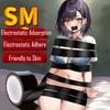 16M Electrostatic Adsorption Tape Woman Handcuffs  Restrait Sex Toy Couple Erotic Game Sex Tapes 18+ SM Body Restraint Set
