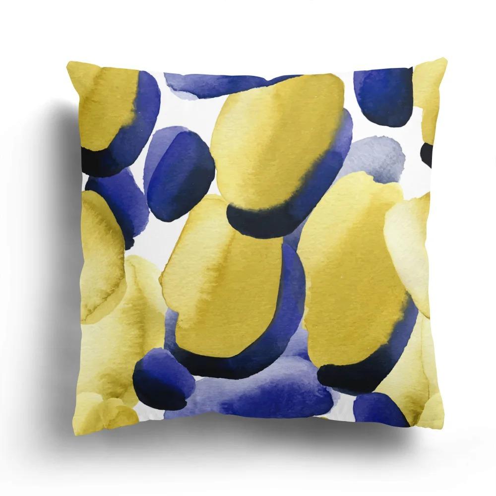 Abstract Geometric Graffiti Print Pillowcase Car Ornaments Office Living Room Home Pillowcase
