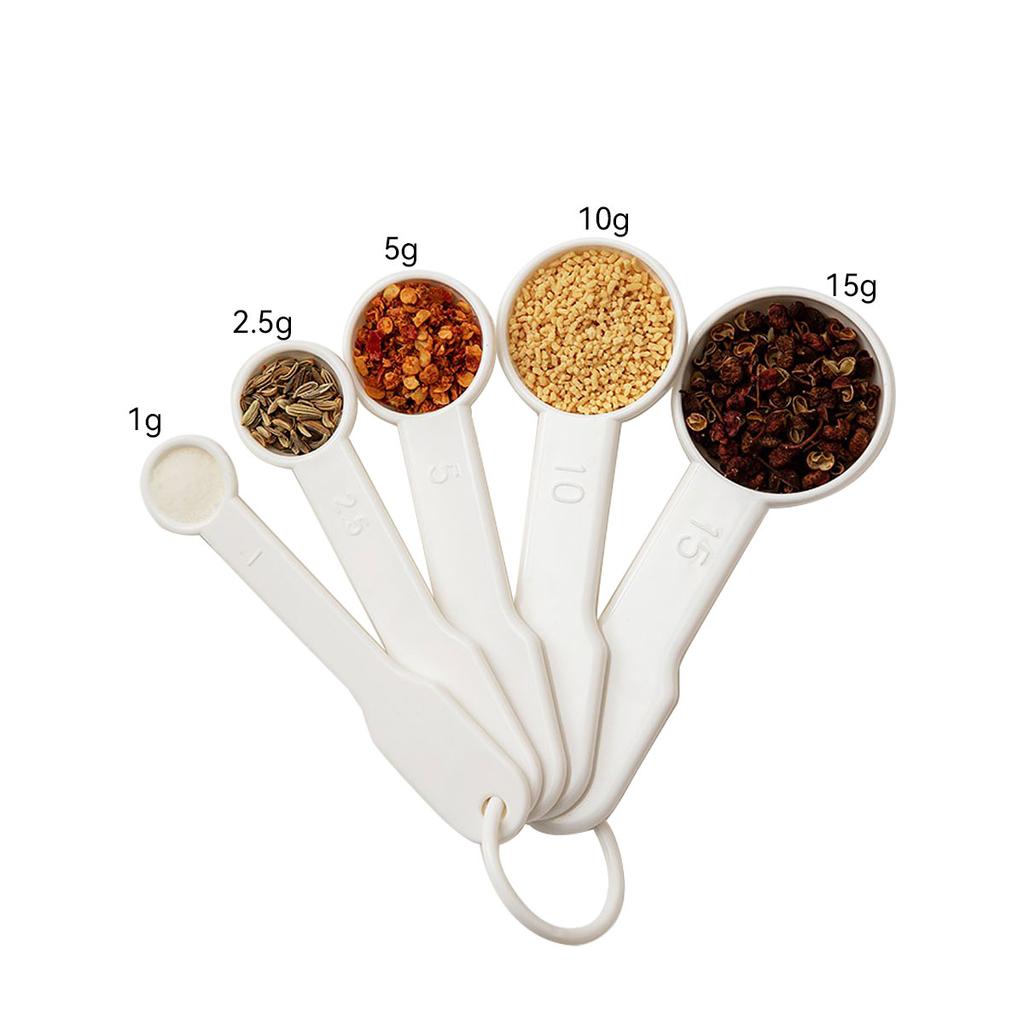 Kunststoff Messlöffel Set Wiederverwendbar Multifunktional Gewürz Kaffee Messlöffel Set Backwerkzeuge Küchenzubehör