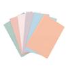 Slot Folders Macaron Color Plastic Double Pocket Heavy-Duty Business Card Slot Organizer Lightweight Sturdy File Folders