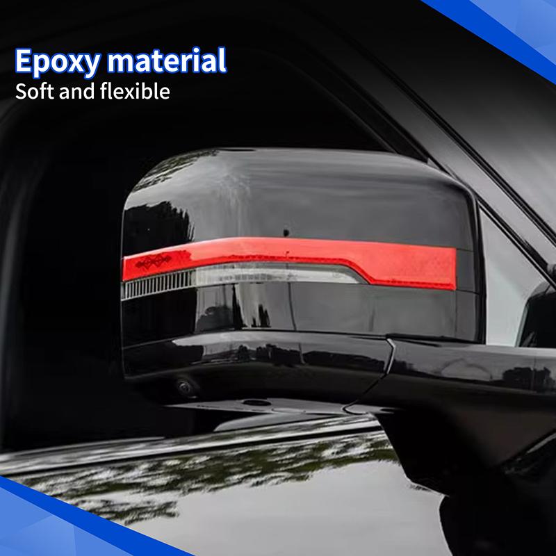 For BYD Leopard 5 2025+ Rearview Mirror Reflective Stickers Nighttime Reflective Decorative Sticker Accessories 2PCS