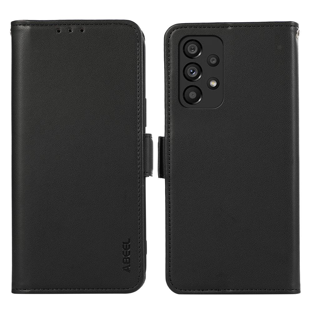 ABEEL For Samsung Galaxy A52 4G/A52 5G/A52s 5G Phone Shell RFID Blocking Wallet PU Leather Stand Case