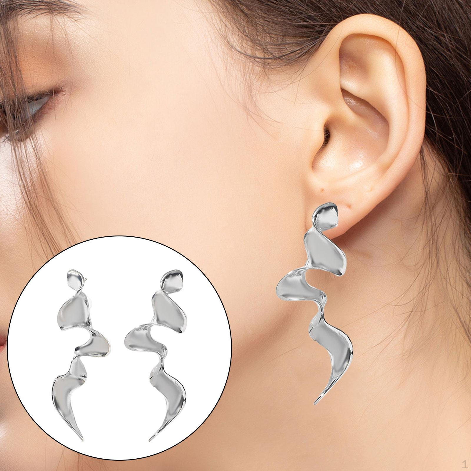 

Chic Geometric Drop Earrings for Women - Trendy Fashion Accessories Events золотий