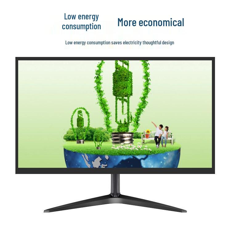 Frameless LED Computer Monitor: 19-27 Inch, Flat & Curved HD LCD Screen