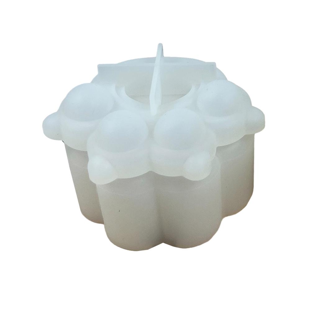 Non-stick Tigers Paw Container Mold Epoxy Resin Silicone Mold DIY Crafts Ornament Tool for DIY Storage Box Candlestick