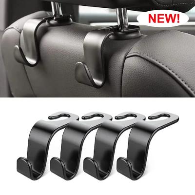 2-12pcs Universal Car Seat Headrest Hook Hanger Storage Car Back Seat Hooks Organizer Holder Clips for Auto Interior Accessories