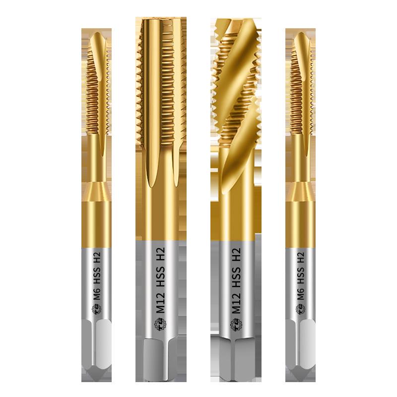 Tiangong 6542 Titanium-Plated Spiral Tap for Stainless Steel