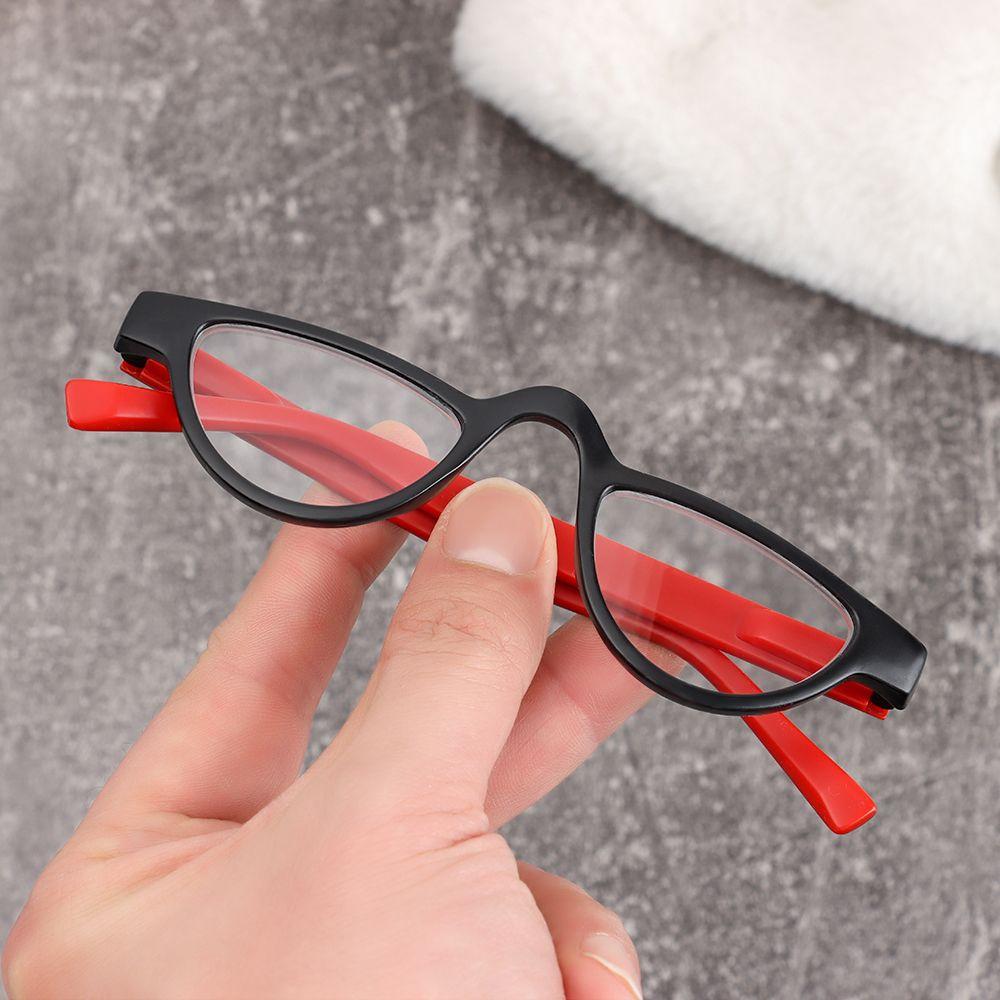 Cat Eye Reading Glasses Women Men Small Frame Glasses Lightweight Clear Lens Presbyopic Eyeglasses Spectacles Eyewear +0~+3.5