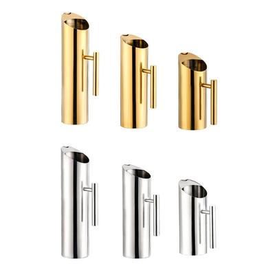 Stainless Steel Straight Body Pouring Pots Large Capacity Water Pitcher Water Jugs Suitable for Office and Home Use