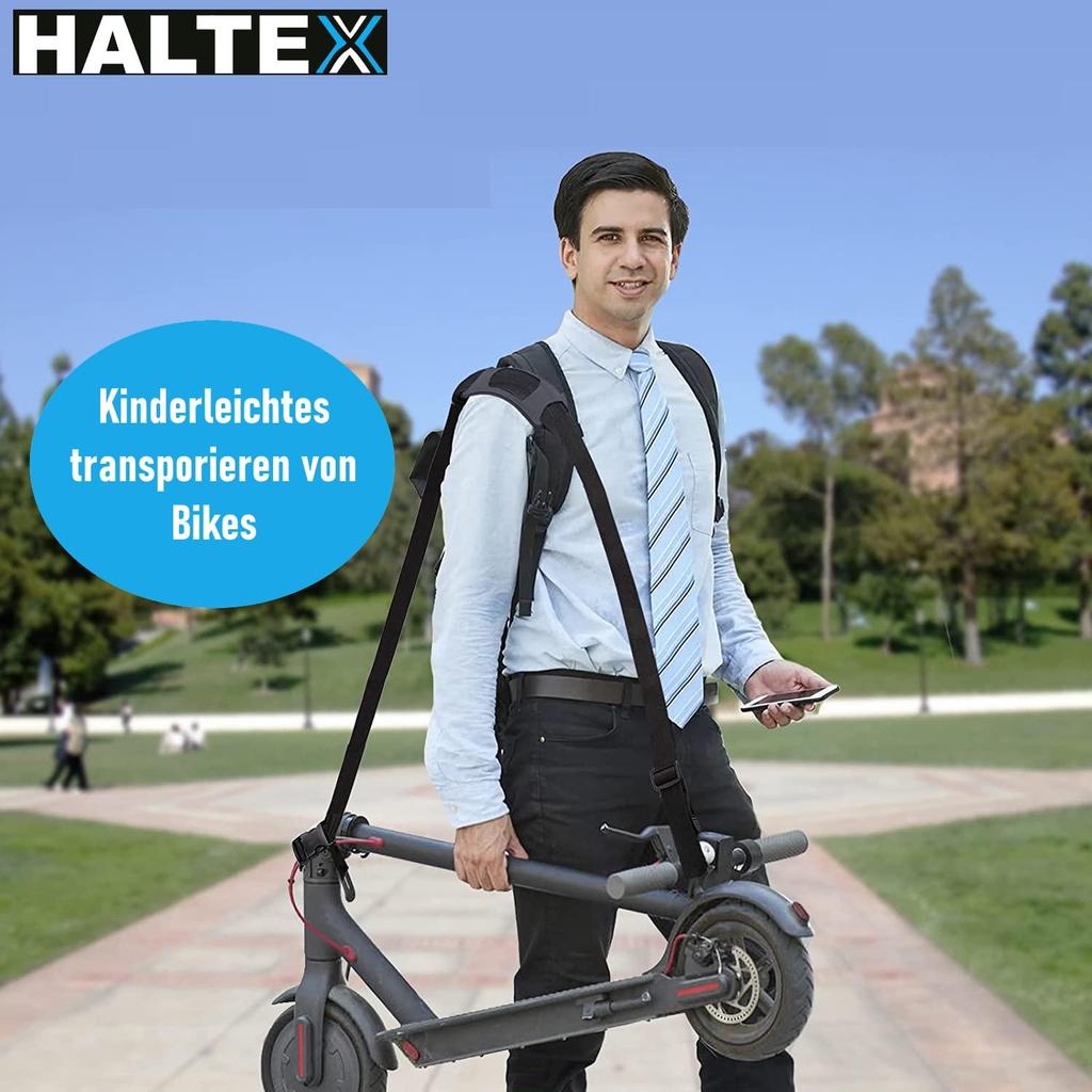 HALTEX Uniwersalny pas naramienny pasek do noszenia hulajnoga elektryczna rower rower koło biegowe e-bike