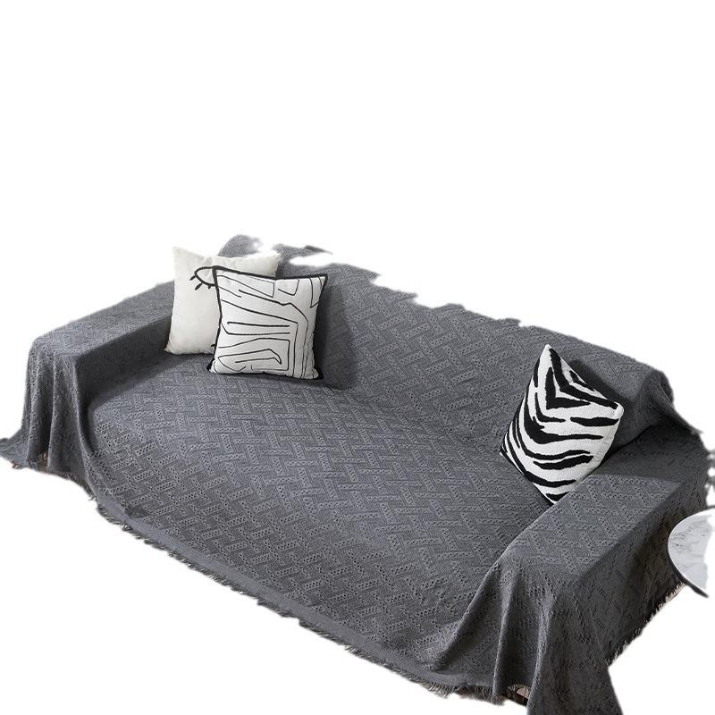 Cotton thread blanket multi-functional sofa cover cotton and linen sofa cloth full cover sofa cover sofa towel