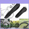 Verdickte schwarze Mountainbike-Schutzbleche aus strapazierfähigem Gummimaterial
