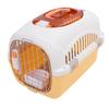 Plastic Pet Kennel Top Window Detachable Travel Dog Crate Cat Carrier with Handle Airline Friendly Yellow