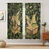 Forest Elves Printed Curtain for Home Decor - Rod Pocket Window Treatment for Bedroom, Kitchen, Living Room