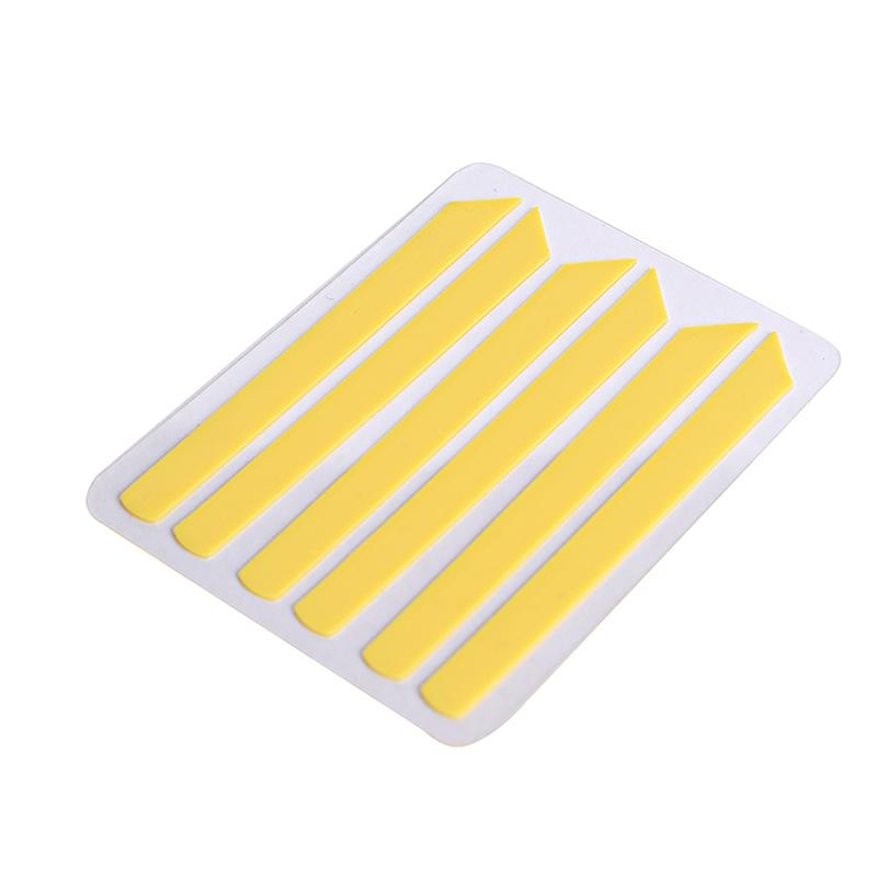 

3 пари Багаторазові смужки для вій Палички Щиток Ліфтинг Компенсатор Стрічки Ламінування Покриття Для вій жовтий