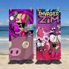 Cartoon I-Invader Zim Funny Towel Quick Dry Soft Yoga Swimming Fitness Mountain Climbing Large Beach Towels