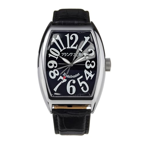 Frank Miura FRANKMIURA Watch Model 6 Magnum Leather Strap Black FM06K-B Mens