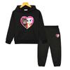 2pcs pullover+Pant Talking Tom Cat Hoodie Fleece Sweatshirt Jacket Boys Girls Hooded Spors Sets Kids Boutique Clothes Christmas
