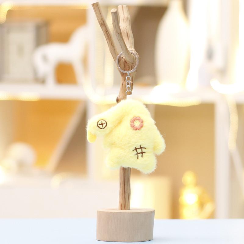 

Cute Animal Plush Big White Goose Doll With Flower Decoration For Gift And Decoration Yellow