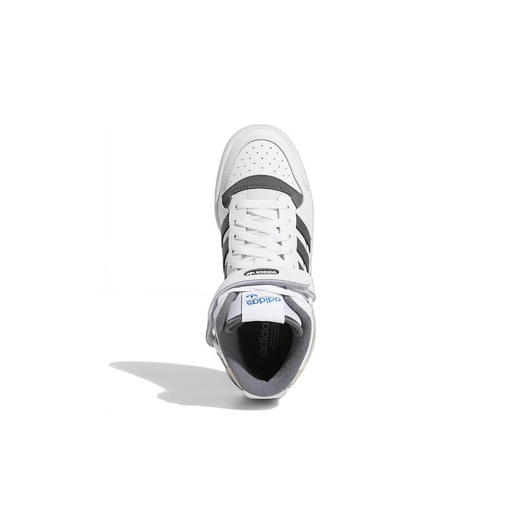adidas Originals Forum Mid J Scarpe da Skate Mid-Top Casual per Bambini Sneaker per Bambini Bianco Grigio GY7061