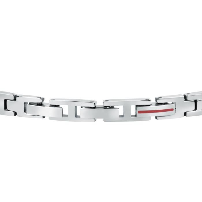 Bracelet - SZS88 - Acier - Noir - 215mm - Homme
