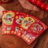 4Pcs Rotatable Lucky Money Envelopes Cartoon 2026 Horse Year Red Pockets  Chinese New Year