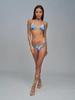 1011 Europe, America and Russia new colorful mesh three-piece bikini swimsuit swimsuit spot