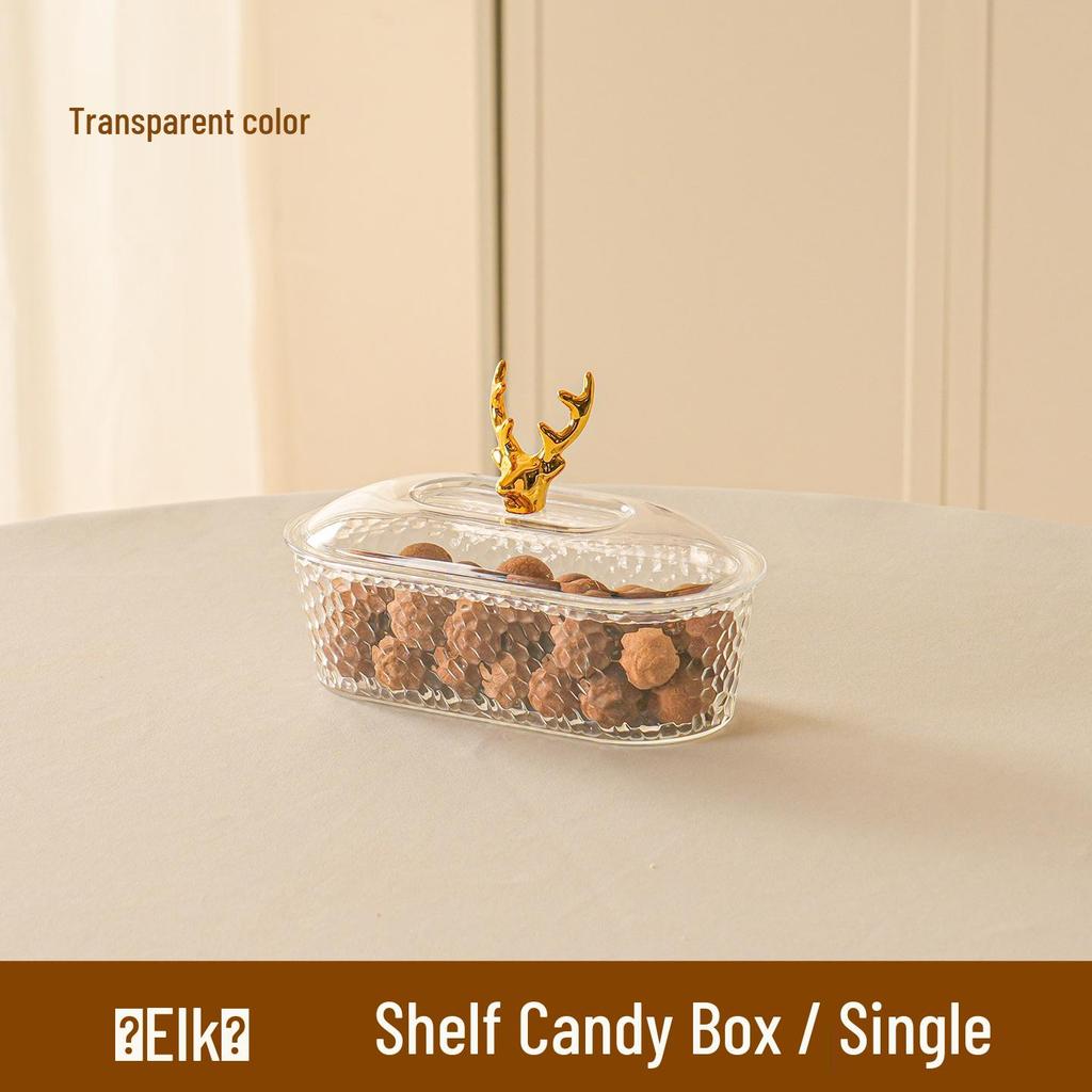 Elegant Multi-layer Snack and Fruit Plate with Lid for Coffee Table