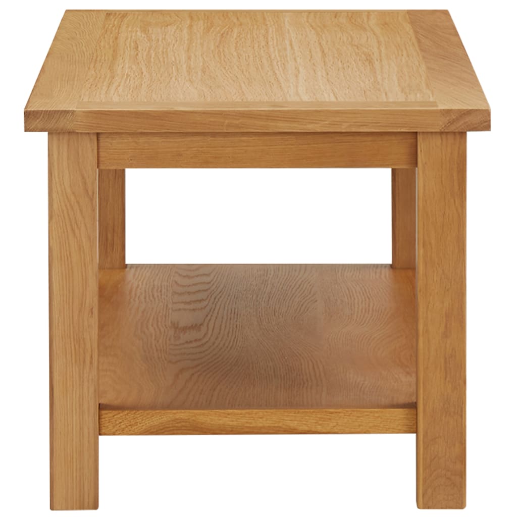 Coffee Table 90 X 45 X 40 Cm Solid Oak Wood