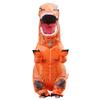 Dinosaur Kigurumi Halloween Cosplay Kids Monster Costume Opening Window Dinosaur Rider Brown Disguise Suit Tyrannosaurus Inflatable Air Filled