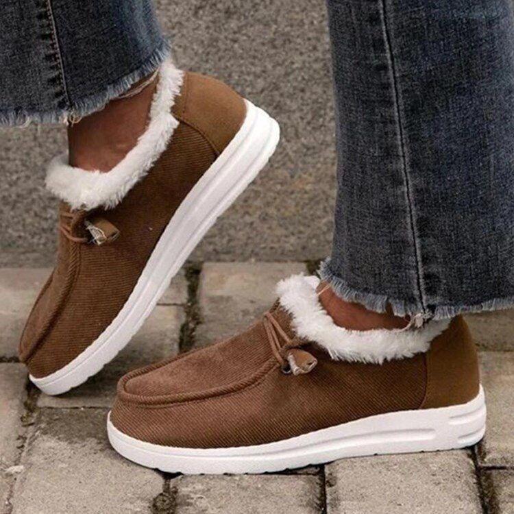 Large size women's shoes autumn and winter new fashion platform foot cotton shoes