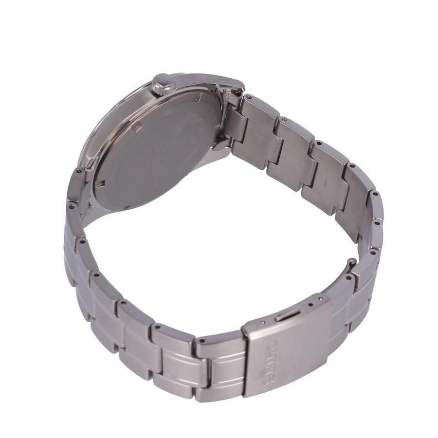 SEIKO Quartz SUR371P SUR371P1 Titanium Navy Blue Wrist Watch For Men