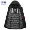 ROMON Men's A02 Winter Warm Hooded Business Casual Padded Jacket