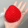 Big Strawberry Pinch Music Simulation Food Toy Squeezing Release Toy Slow Rebound Stress Relief Toy
