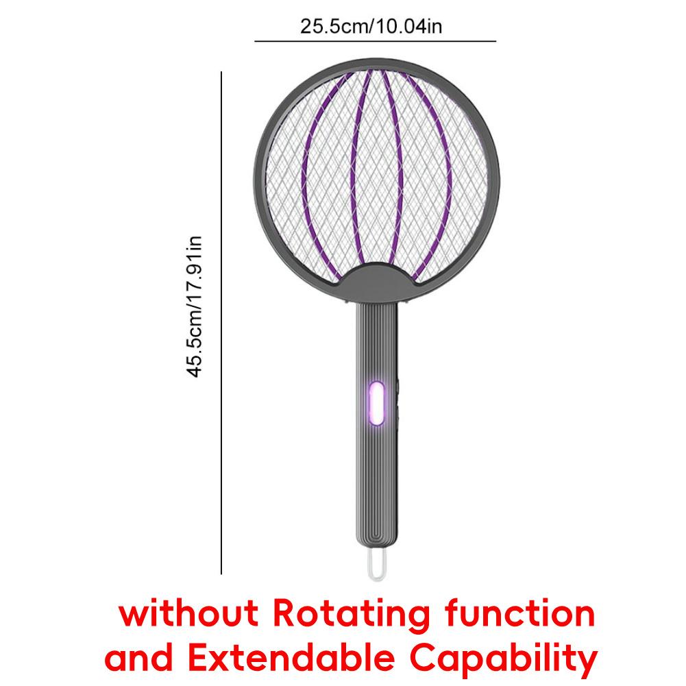 2-в-1 Убийца комаров Многофункциональная Электрическая Мухобойка-Комаробойка Выдвижная Комаробойка USB-Зарядка Мухобойка-Летучая Мышь