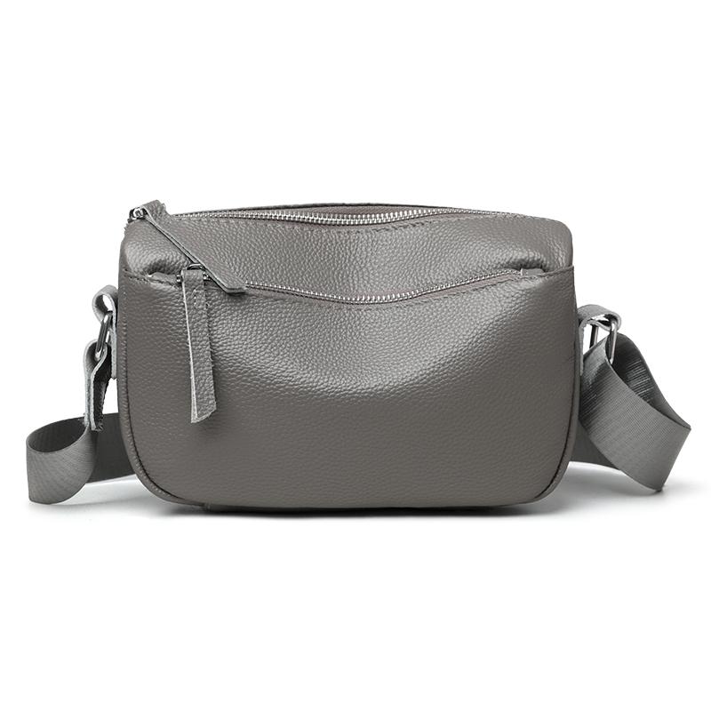 

Women Solid Color Cow Leather Bags 100% Genuine Leather Small Shoulder Crossbody Bag Female Luxury Design Purse and Handbags Sac 23cm 11cm 16cm
