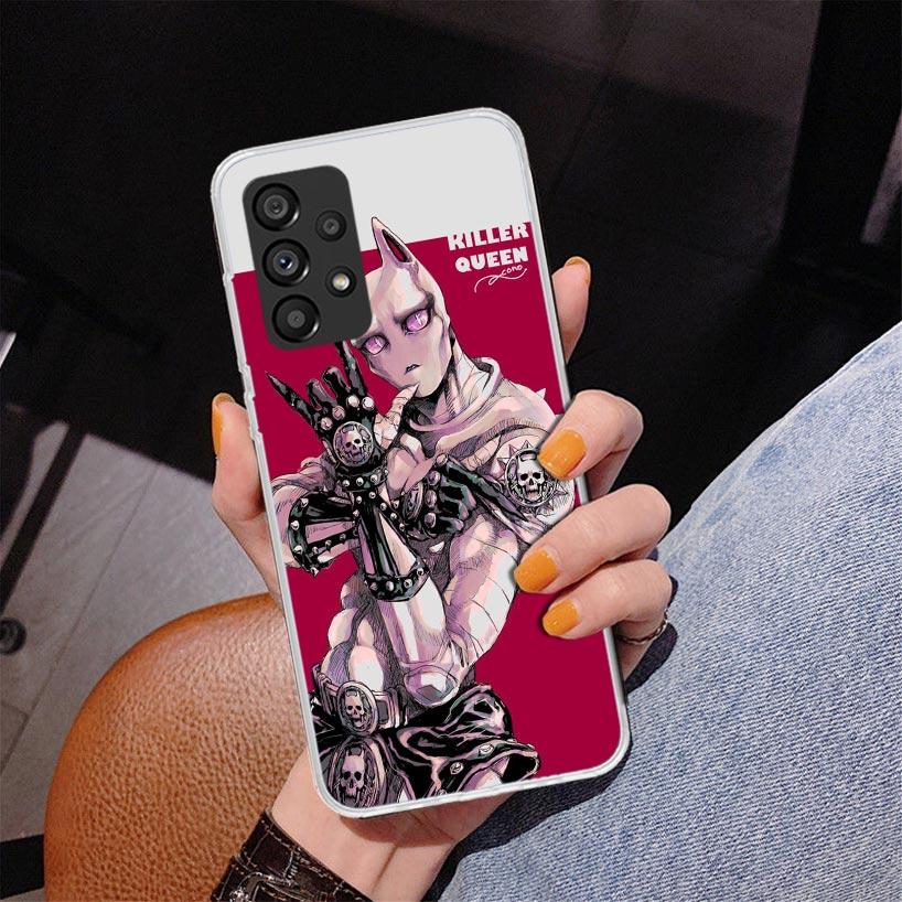 JoJo Adventure Killer Queen Phone Case For Samsung Galaxy A17 A16 A15 A14 A13 A57 A56 A55 A54 A53 A37 A36 A35 A34 A33 A26 A25 A2